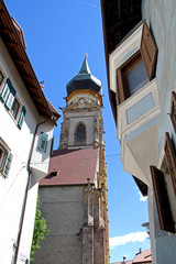 il campanile della parrocchiale di San Pietro ad Appiano (Bolzano)