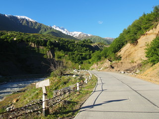 White peaks