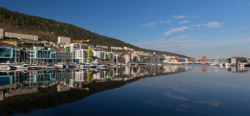 Modern waterdfront development in Bergen