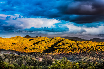 Tennessee Sun Capped Mountains - 165848493