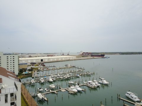 Morehead City Port from above