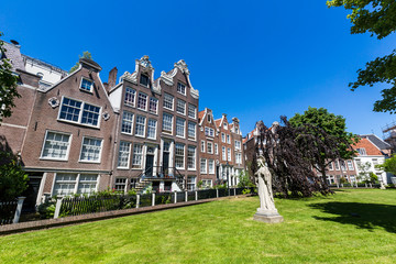View of the Begijnhof Square next to the English Reformed Church