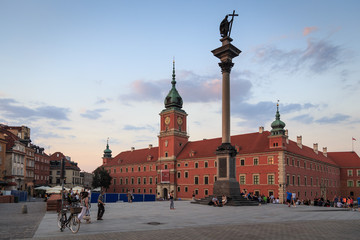 Obraz premium City of Warsaw, Old Town, Poland