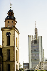 Fototapeta na wymiar Sankt Katharinenkirche in Frankfurt