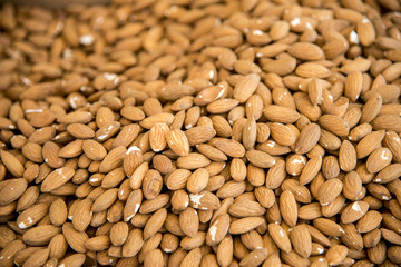 Close-up of almonds nuts