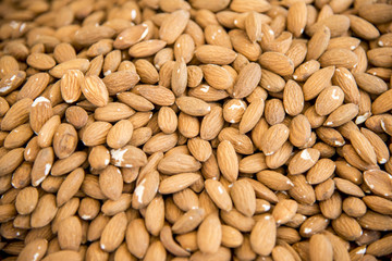 Close-up of almonds nuts