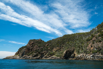 Fototapeta na wymiar Bruny Island Sea Cliff