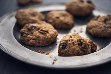 Healthy muesli cookies