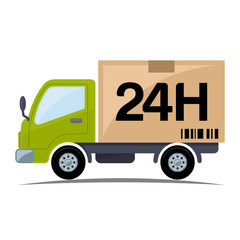 Icon for the twenty-four hour shipping service