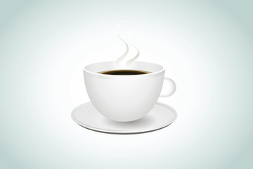 Coffee cup, vector, illustration.