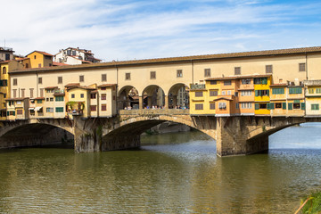 Naklejka premium Ponte Vecchio in Florence, Italy