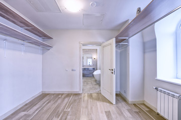 empty interior in modern house