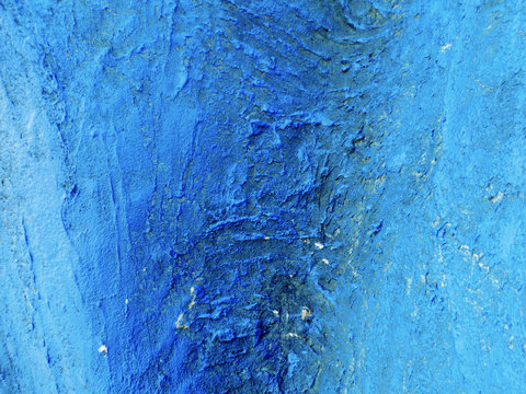 blue background with clay