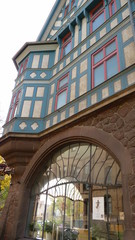 Fachwerkhaus mi Jugendstilfenster