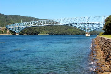 黒之瀬戸大橋と長島海峡