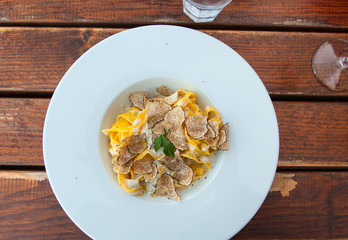 Tagliatelle with tartufo