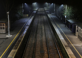 Train station at Night