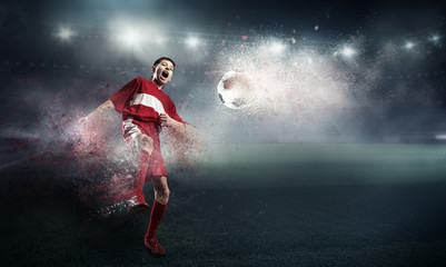 He is going to become a champ. Mixed media