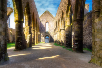 Abbaye Saint-Mathieu de Fine-Terre, Brittany (Bretagne), France