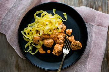 Meatballs Stroganoff
