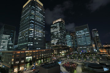 Fototapeta premium Tokyo night view
