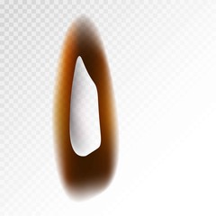 Abstract burnt hole texture