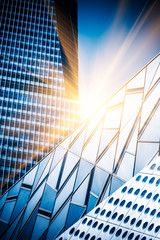 detail shot of modern architecture facade,business concepts,in city of China.