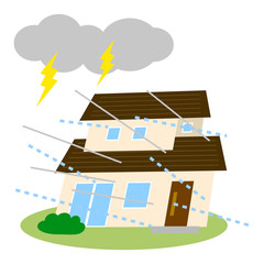 災害　住宅　台風