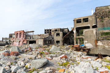 Abandoned Hashima Island