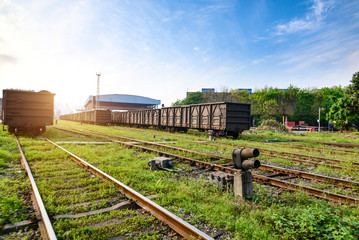 Fototapeta na wymiar freight cars