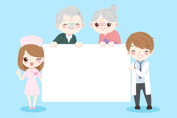 doctor with old couple