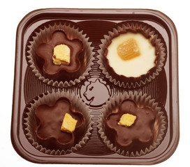 Chocolates in a box