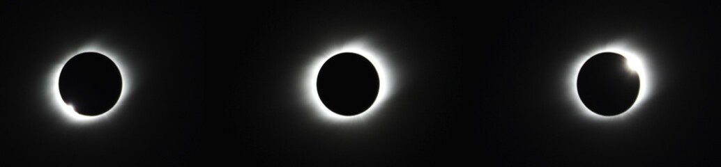 Fototapeta na wymiar EclipseTriple
