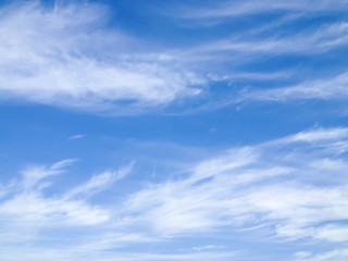 Naklejka na ściany i meble clouds in the blue sky background