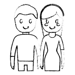 cartoon couple icon