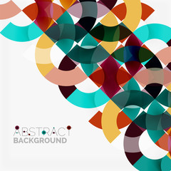 Obraz premium Colorful rings on grey background, modern geometric pattern design