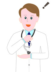 医師のポーズ