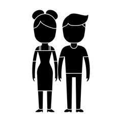 couple of man and woman icon