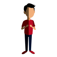 school boy standing student education