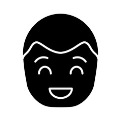 cartoon man icon