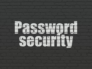 Fototapeta na wymiar Privacy concept: Password Security on wall background