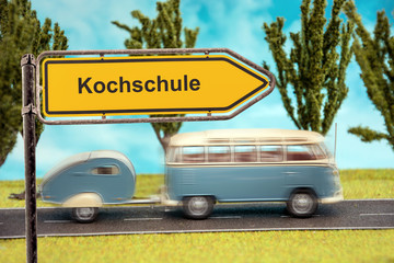 Schild 154 - Kochschule