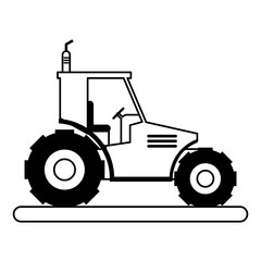 tractor sideview icon image