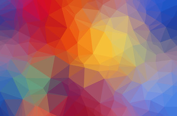 Fototapeta premium Abstract polygon geometric background.