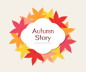 autumn leaves illustration