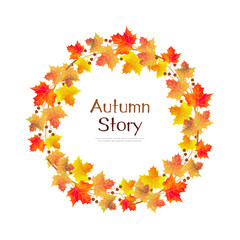 autumn leaves illustration