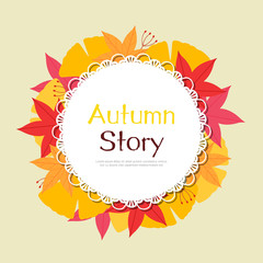 autumn leaves illustration