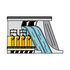 hydroelectric plant icon image