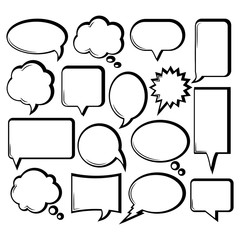 Comic/Outline Speech Bubble Collection