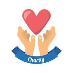 donation support symbol to charity of the people